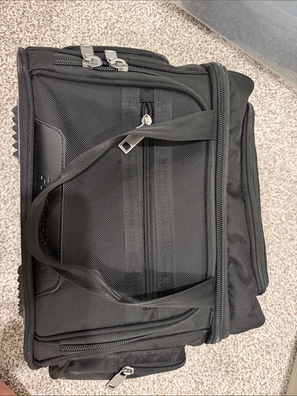 Luggage Works Premier Black Men’s Travel Personal Item Cooler Pilot Bag